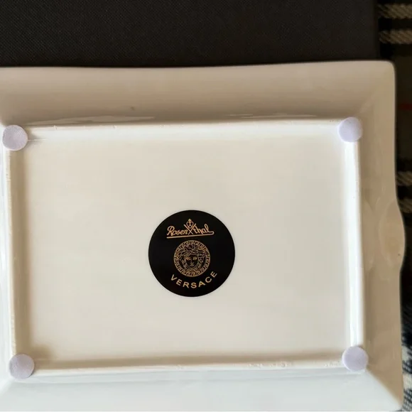 Versace Pink and Gold Decorative Tray - Picture 4 of 4